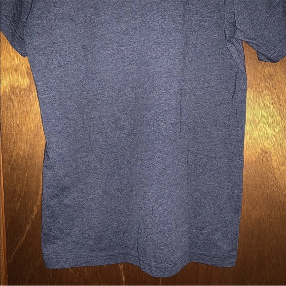 Women’s CANVAS M BUD LIGHT SELTZER ICED TEA  Heathered Blue T-Shirt Tee NWOT - Picture 6 of 8